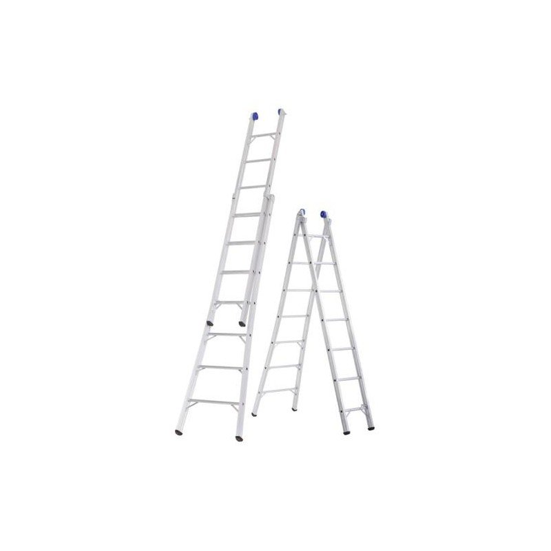 Escada Extensiva 15 Degraus em Alumínio